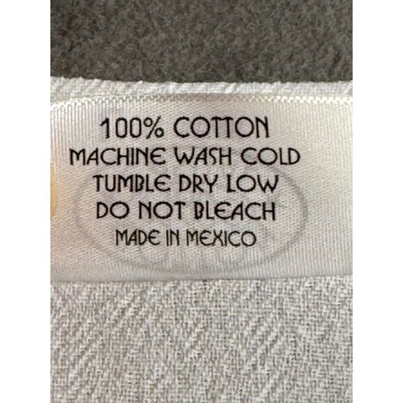 Cottonways Women Top L White Gauze Floral Geo Print Asymmetric Hem Boho NEW - Picture 7 of 9